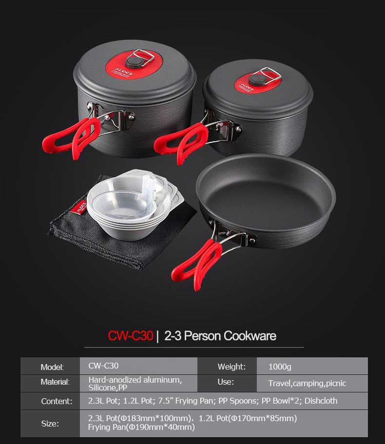 ست ظروف 3 تا 4 نفره ALOCS کد CW – C30 — تصویر ۱۲