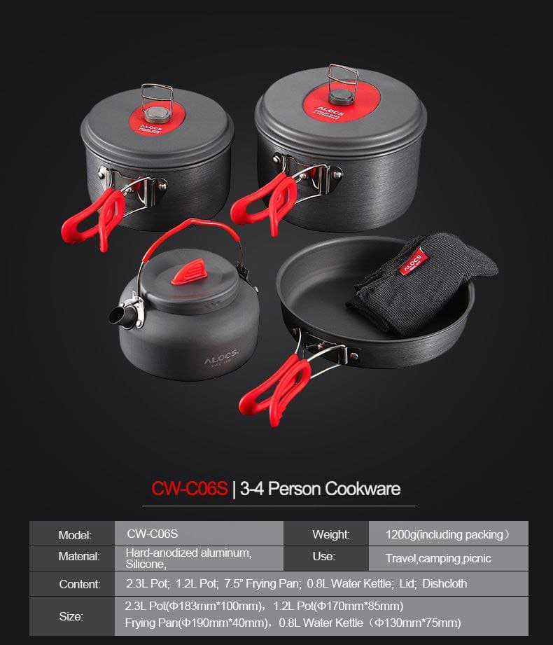 ست ظروف 3 تا 4 نفره ALOCS کد CW-C06S — تصویر ۶