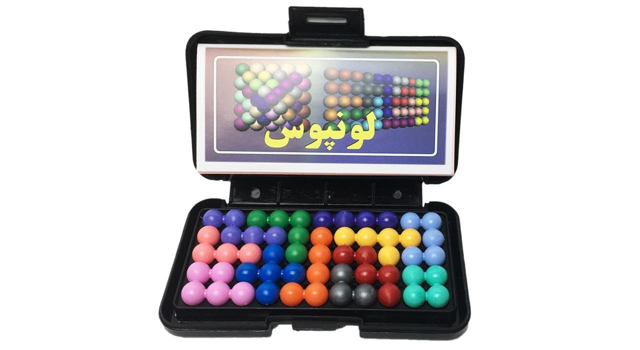 هرم لونپوس رنگی کادویی