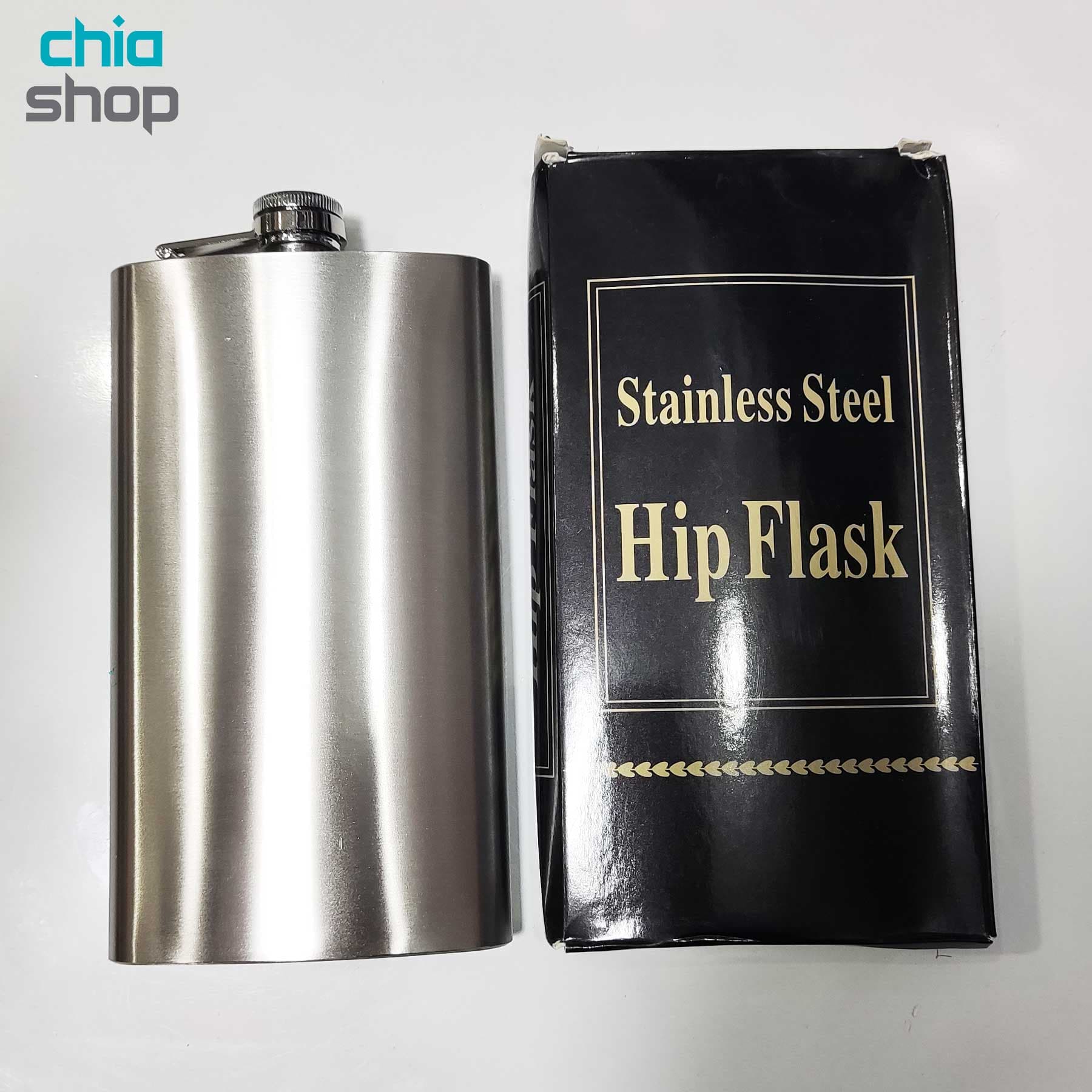 هیپ فلاسک جیبی استیل مدل Hip Flask 12OZ — تصویر ۲
