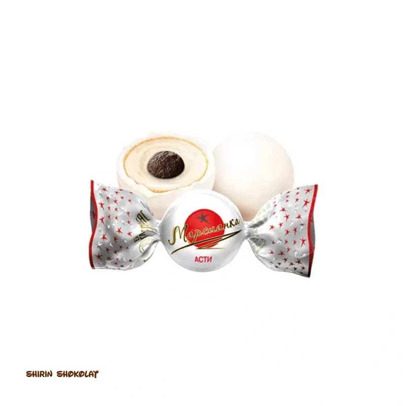 شکلات سفید Sweet Nut مارسیانکا با مغز دسر آستی 1000 گرم — تصویر ۳
