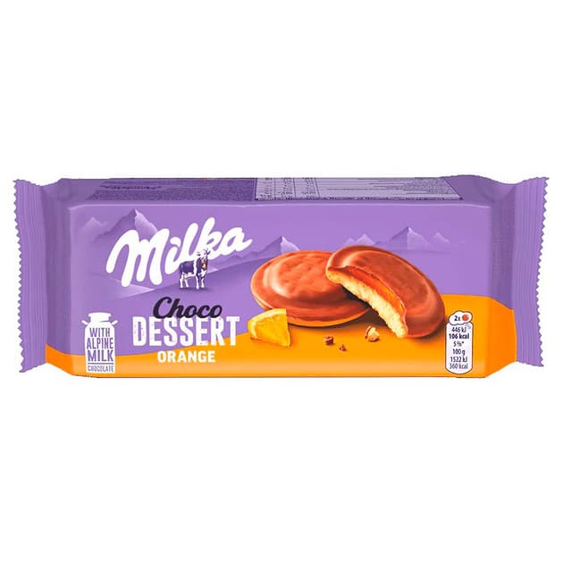 بیسکویت میلکا سری Choco Jaffa با مغز ژله پرتقال 147 گرم — تصویر ۳
