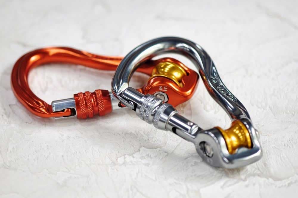 کارابین قرقره دار پیچی کایلاس مدل ROTA SG PULLEY CARABINER — تصویر ۱۱