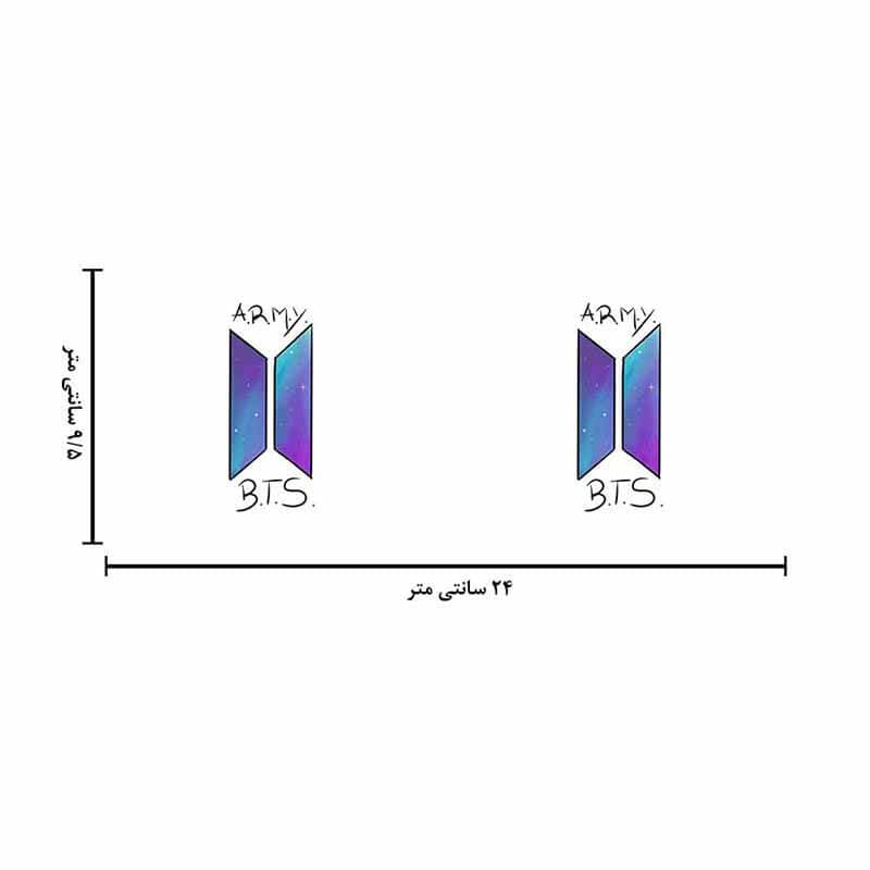 ماگ لاکچری طرح BTS کد 1445 — تصویر ۷