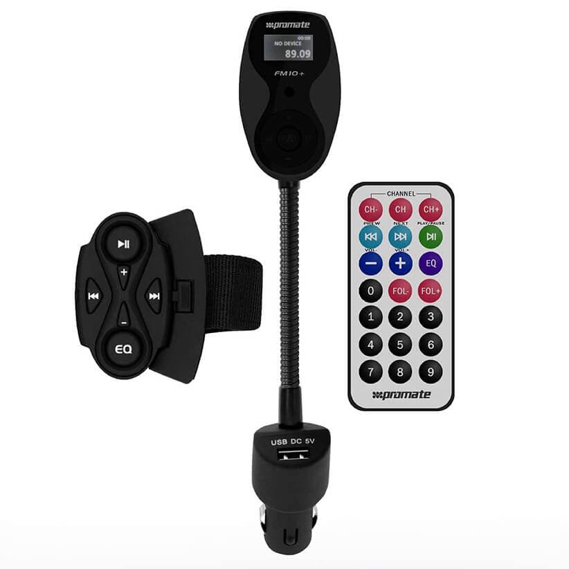 FM پلیر پرومیت Promate FM10 Plus — تصویر ۲
