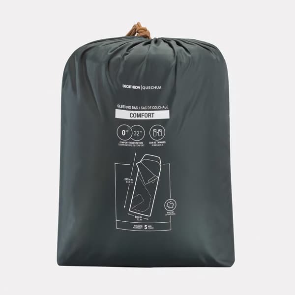 کیسه خواب کمپینگ کچوا مدل Arpenaz Comfort 0°C — تصویر ۳