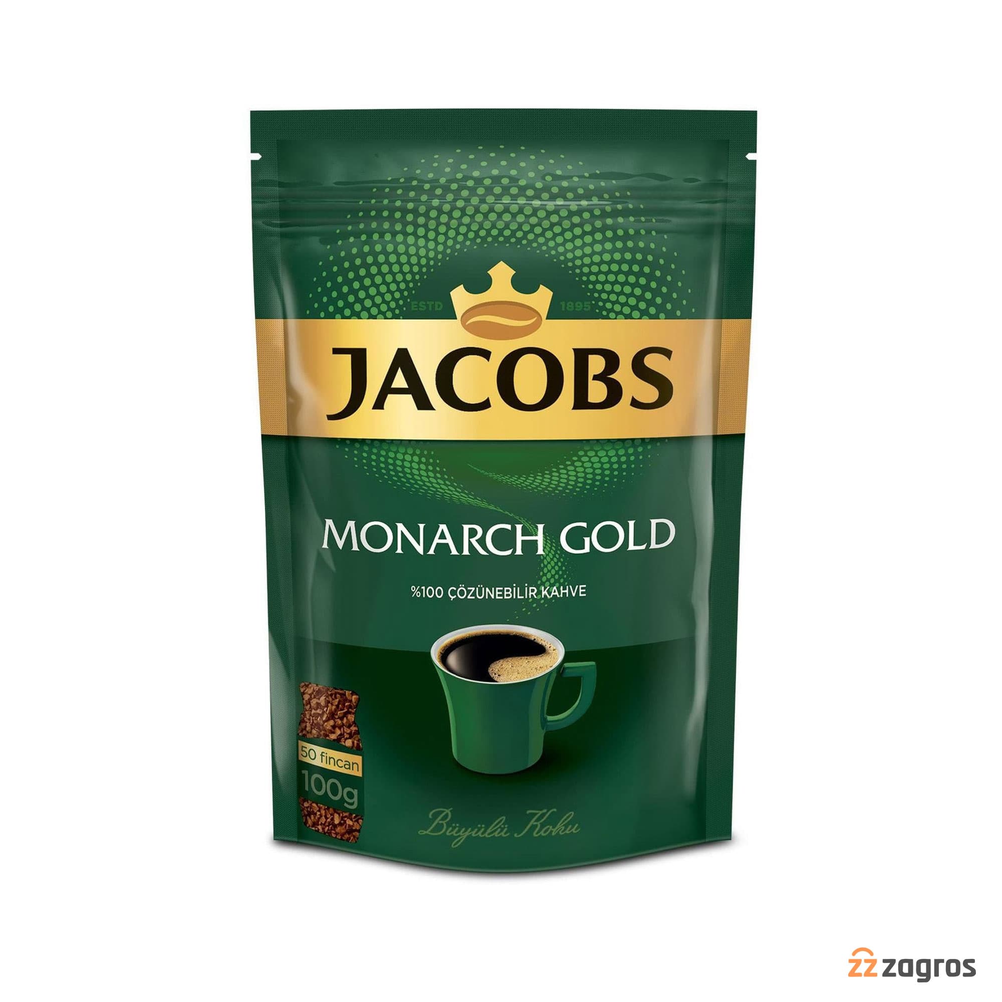 پودر قهوه فوری جاکوبز مدل Monarch Gold وزن 100 گرم — تصویر ۲