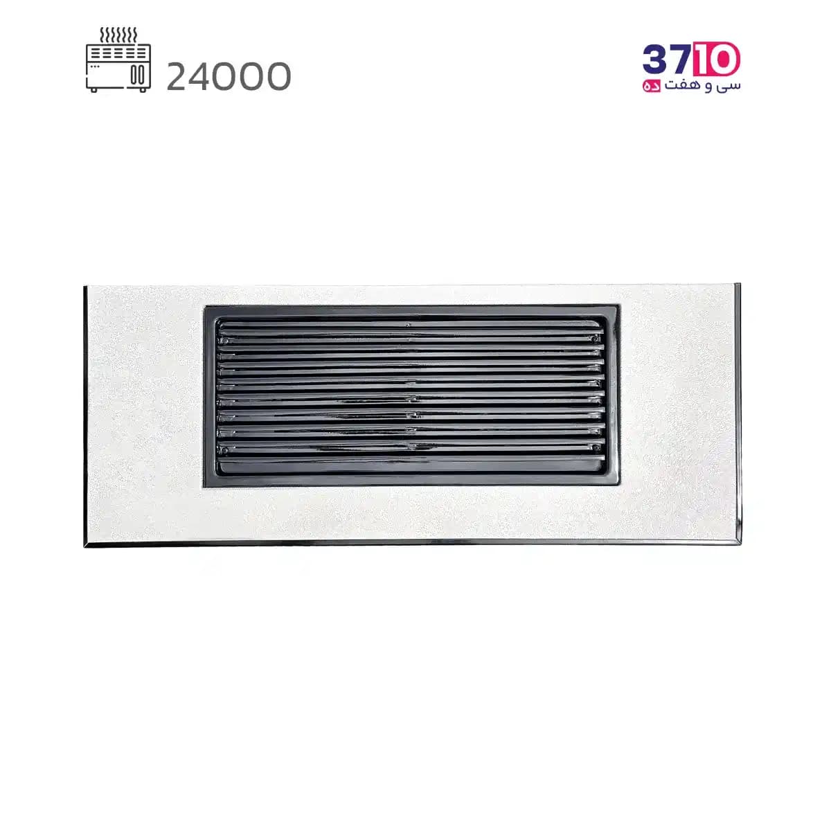 بخاری شومینه ایمن گاز مشهد 24000 طرح چکشی سفید طلایی مدل شارمین B کلاسیک — تصویر ۷