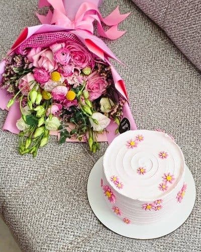 کیک تولد و باکس گل برای شغل قصابی — تصویر ۳