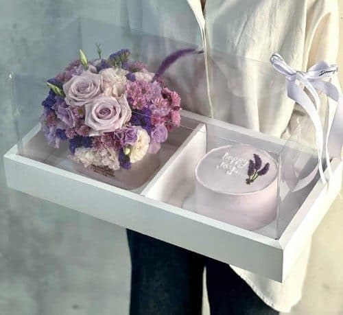 جدیدترین مدل کیک تولد و باکس گل برای شوهرم