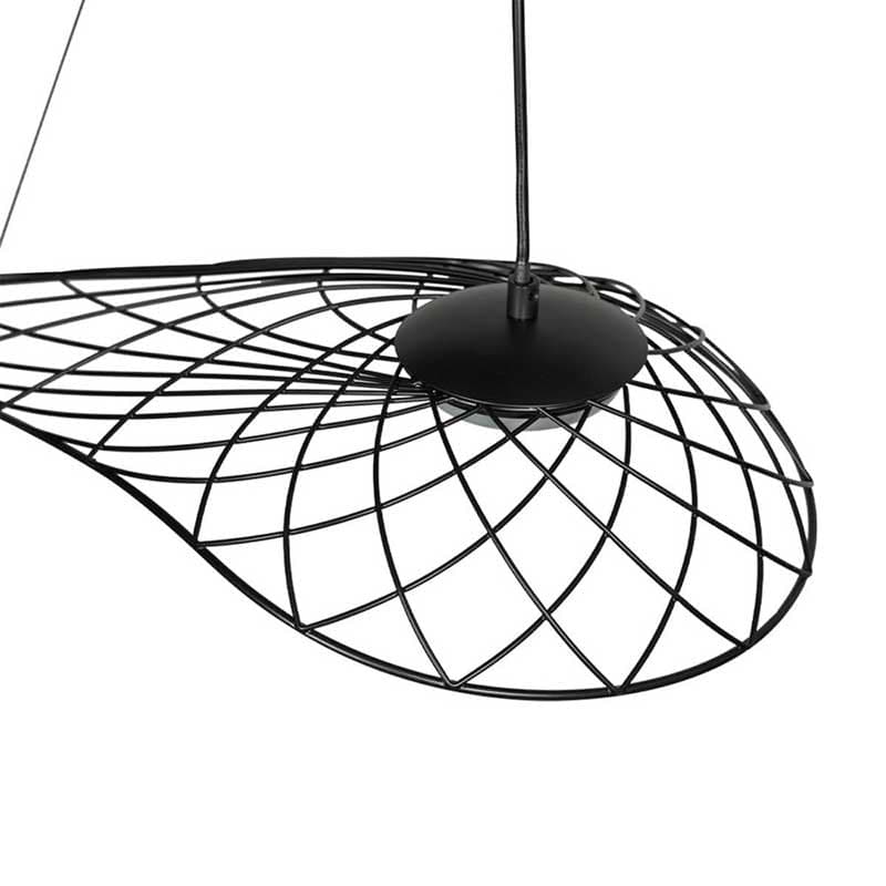 لوستر آویز مدرن مدل Black bent کد L302 — تصویر ۶