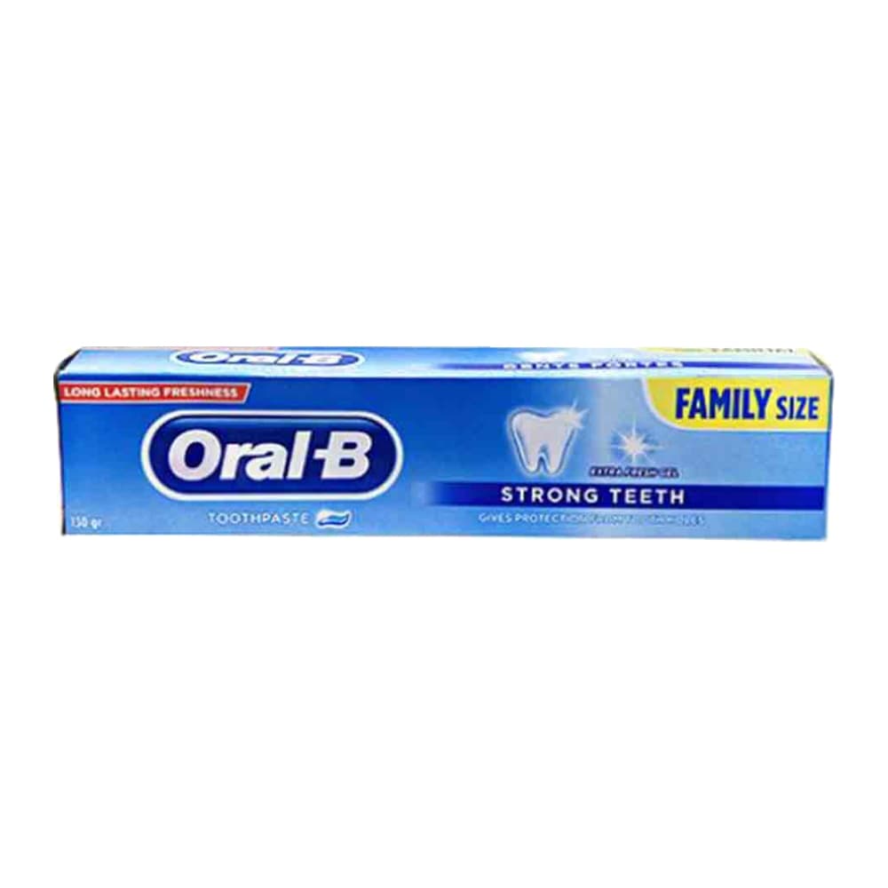 خمیر دندان اورال بی سری Strong Teeth با طعم نعناع طراوت بخش 140 گرم — تصویر ۳
