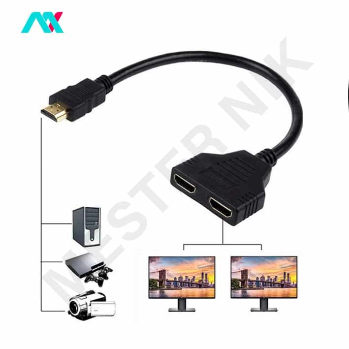 کابل تبدیل 1 به 2 HDMI مادگی — تصویر ۷