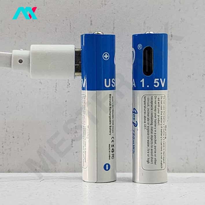باتری نیمقلمی شارژی تایپسی 750mWh پک 2 تایی — تصویر ۷