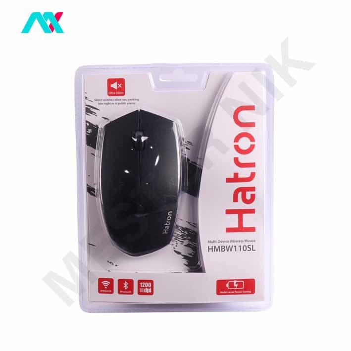 ماوس بی‌سیم و بلوتوثی سایلنت هترون مدل HMBW110SL — تصویر ۷