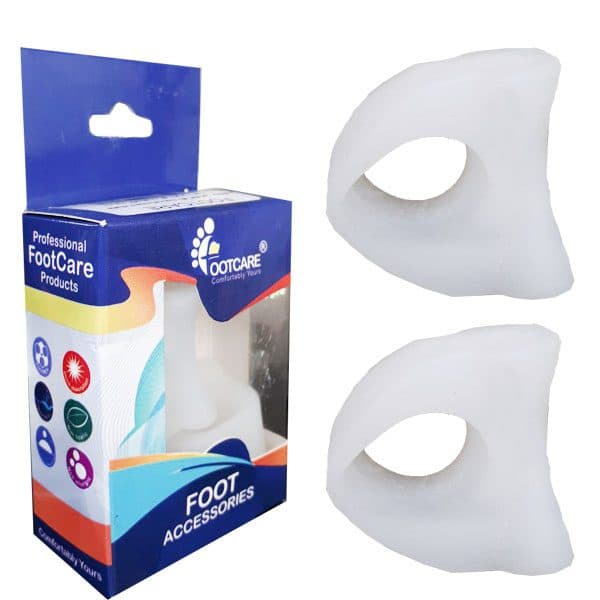 فاصله دهنده سیلیکونی تک انگشتی ضد پینه فوت کر مدل FOOTCARE ONE FINGER DIPPED PUNCH S-015