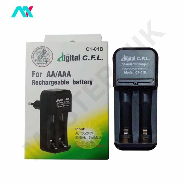 شارژر باتری 2 تایی DIGITAL مدل CFL C1-01B — تصویر ۴