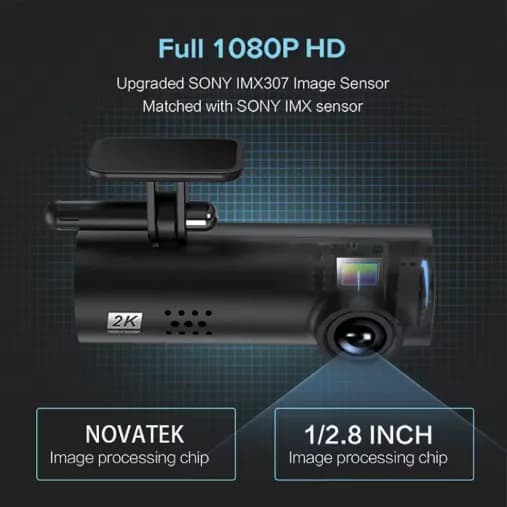 دوربین خودرو 2K وای فای دار مدل LF9 — تصویر ۵