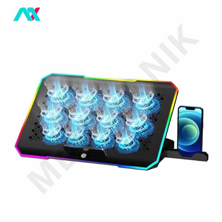 پایه خنک‌کننده گیمینگ لپ‌تاپ 12 فن کول‌کلد MAOFAN مدل A16