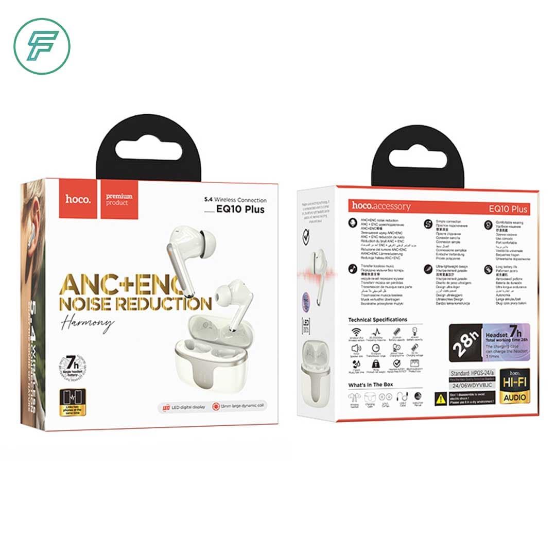 هندزفری بلوتوثی هوکو مدل EQ10 PLUS ANC+ENC — تصویر ۸