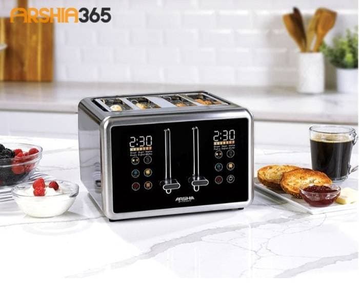 توستر نان 4 برش لمسی عرشیا مدل BT118-3072