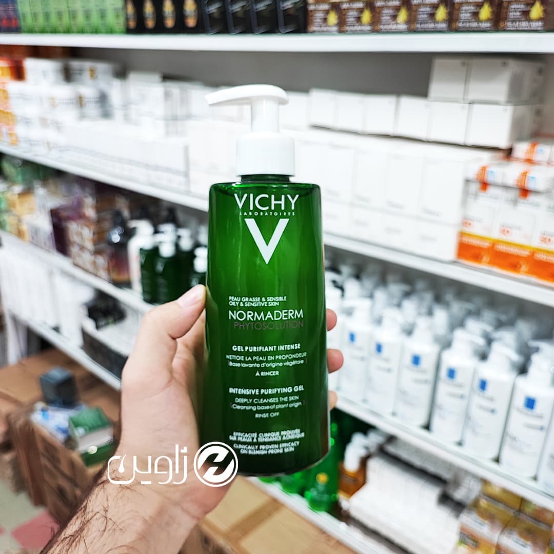 ژل شستشوی صورت تصفیه کننده نورمادرم ویشی مدل Phytosolution مناسب پوست چرب و حساس 400 میل — تصویر ۶