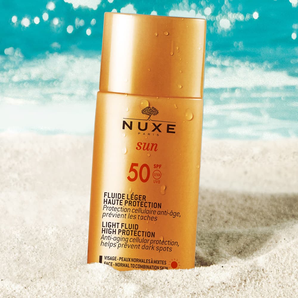 فلوئید ضد آفتاب ضد لک نوکس با SPF50 بی رنگ مناسب پوست معمولی تا مختلط 50 میل — تصویر ۸