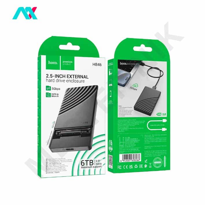 هارد باکس اکسترنال 2.5 اینچی هوکو HB46 USB3.0 — تصویر ۷