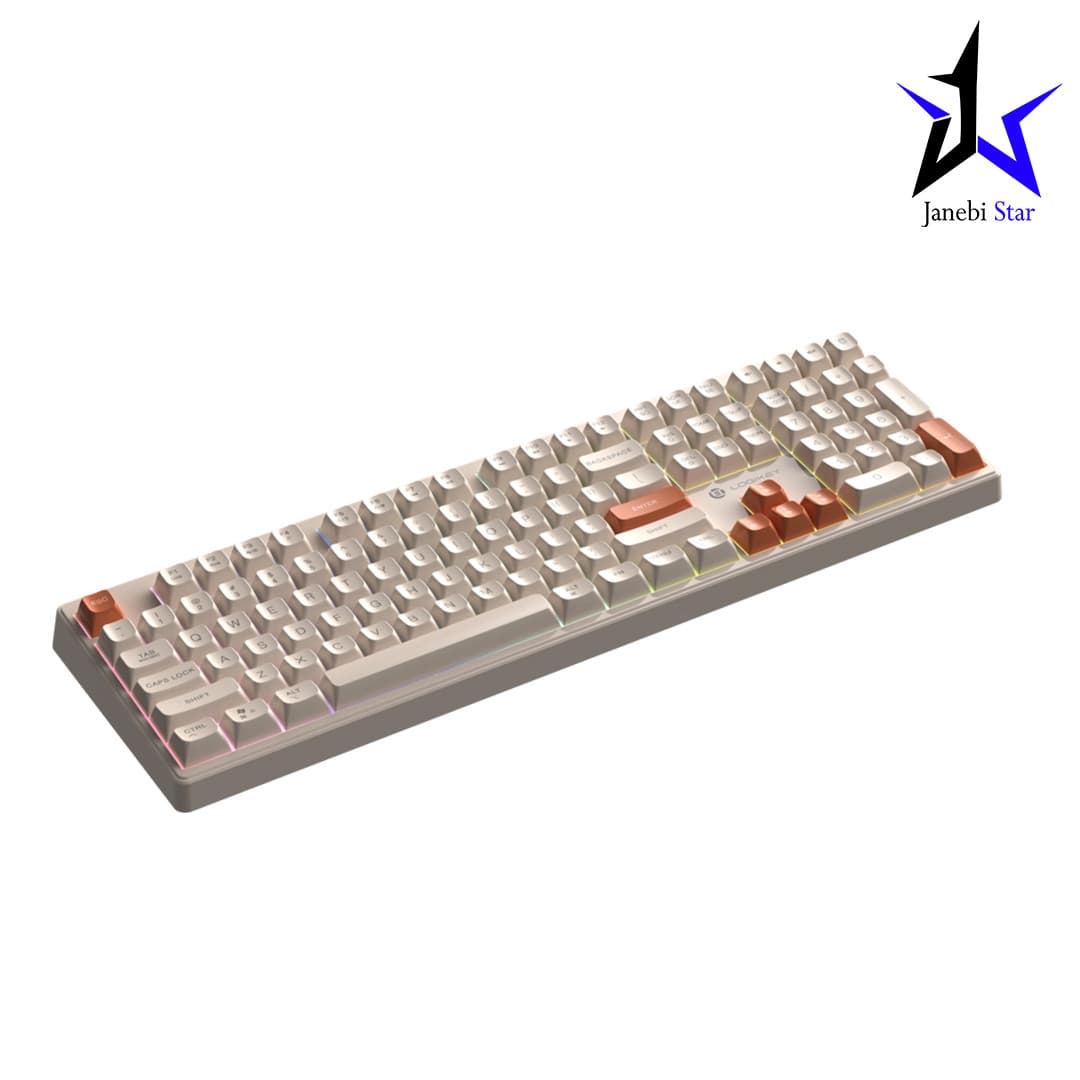 کیبورد بی‌سیم گیمینگ لاجی‌کی مدل K330CW — تصویر ۷