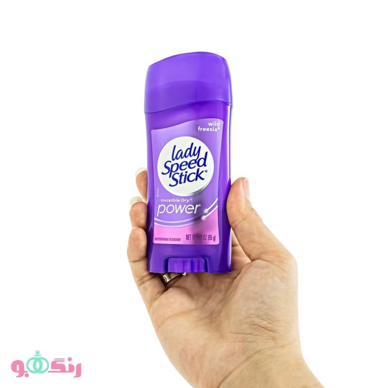 استیک ضد تعریق و دئودورانت زنانه لیدی اسپید استیک مدل Invisible Dry Power Wild Freesia وزن 39.6 گرم — تصویر ۱۰