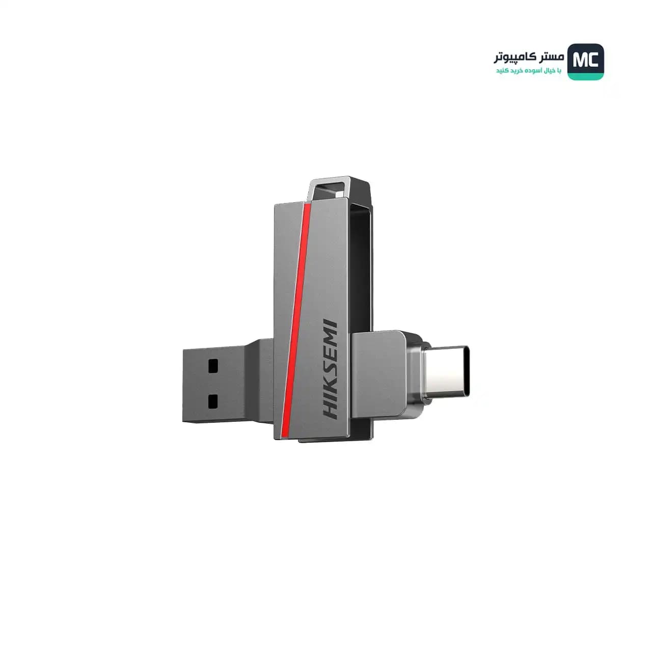 فلش مموری هایک سمی مدل E307C DUAL SLIM ظرفیت 64 گیگابایت — تصویر ۲