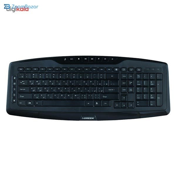 کیبورد گرین مدل GK-501 با حروف فارسی — تصویر ۸