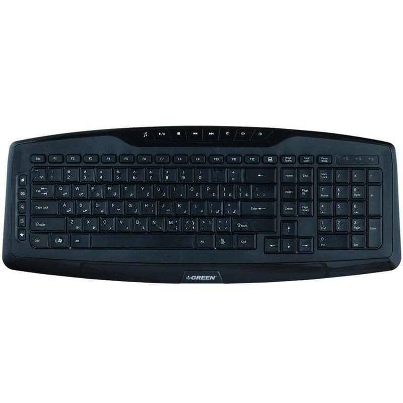 کیبورد گرین مدل GK-501 با حروف فارسی — تصویر ۵