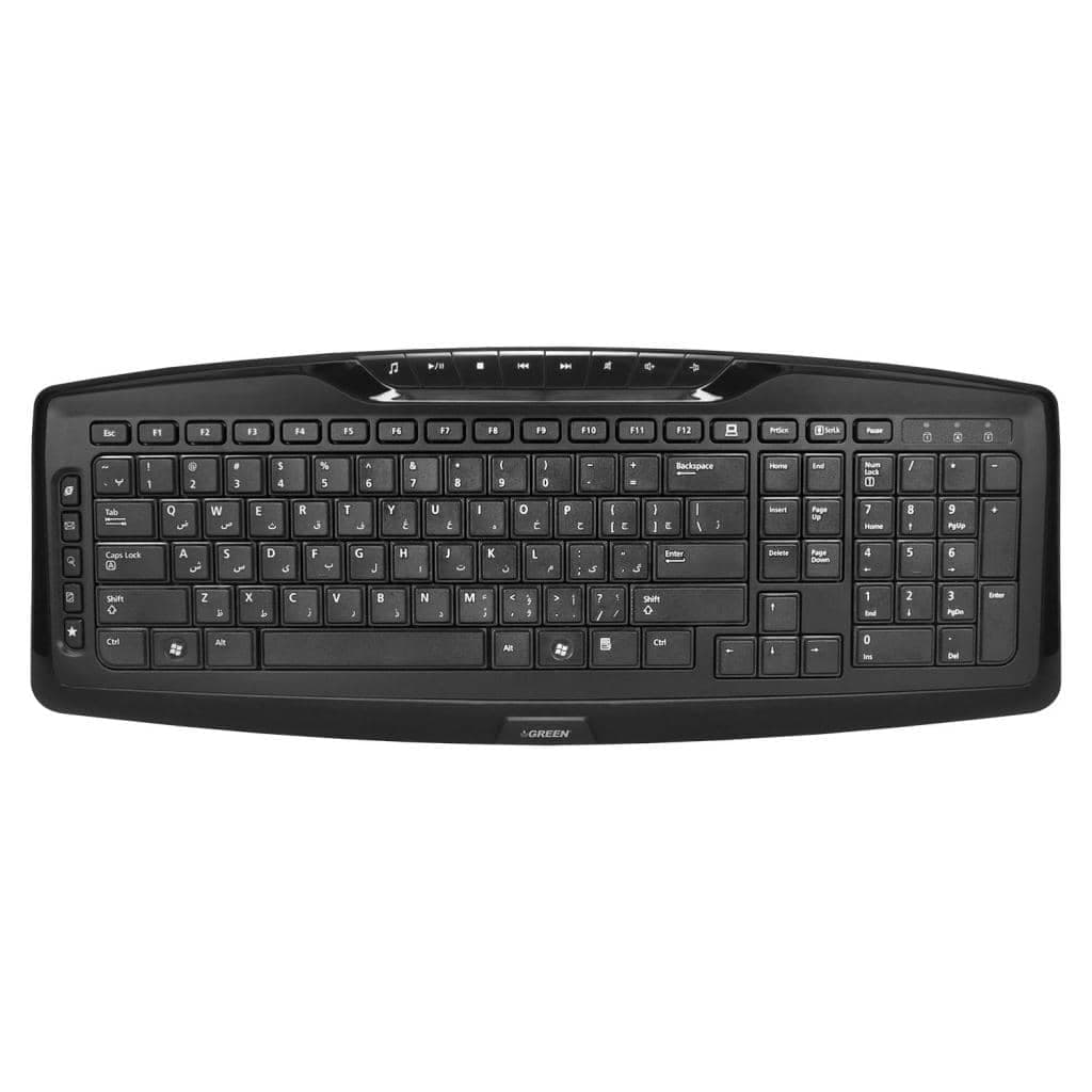کیبورد گرین مدل GK-501 با حروف فارسی — تصویر ۴