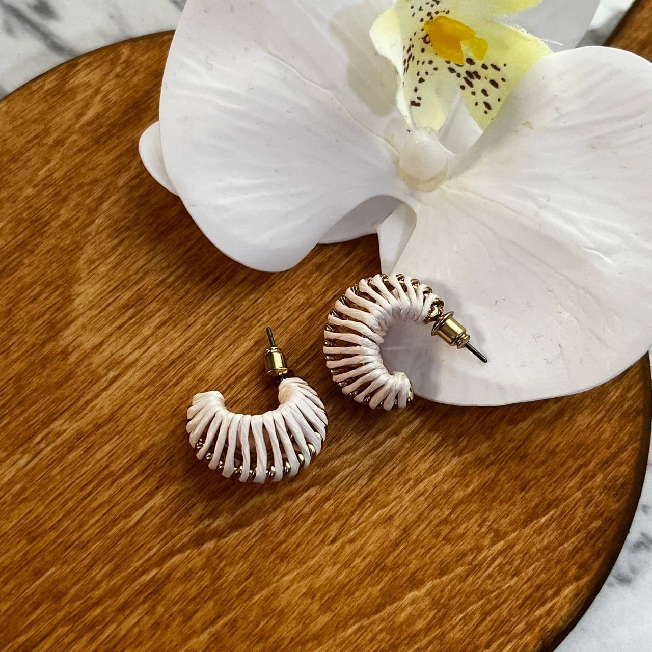 گوشواره میخی حلقه ای — تصویر ۴