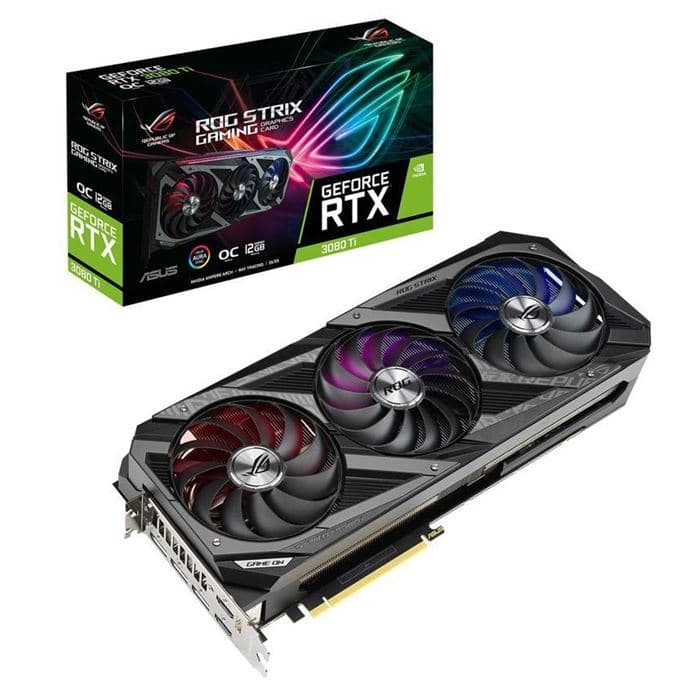 کارت گرافیک ایسوس OC ROG STRIX RTX3080TI O12 GAMING استوک