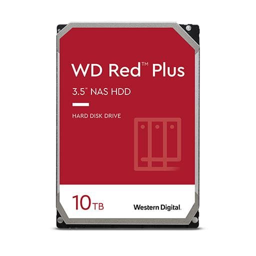 هارددیسک اینترنال وسترن دیجیتال رد پلاس WD101EFBX 10TB
