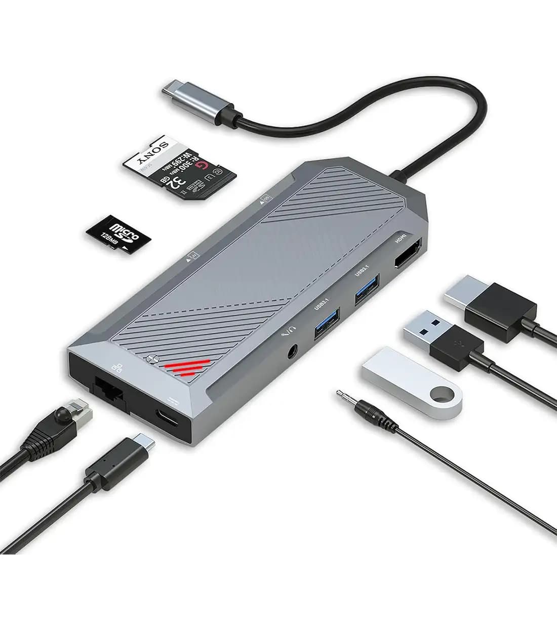 هاب 9 پورت USB ردراگون UCA-9 — تصویر ۶