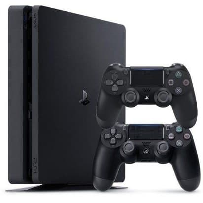 کنسول ps4 slim 1tb/ ریجن امریکا / اکانتی/ دو دسته/ کارکرده