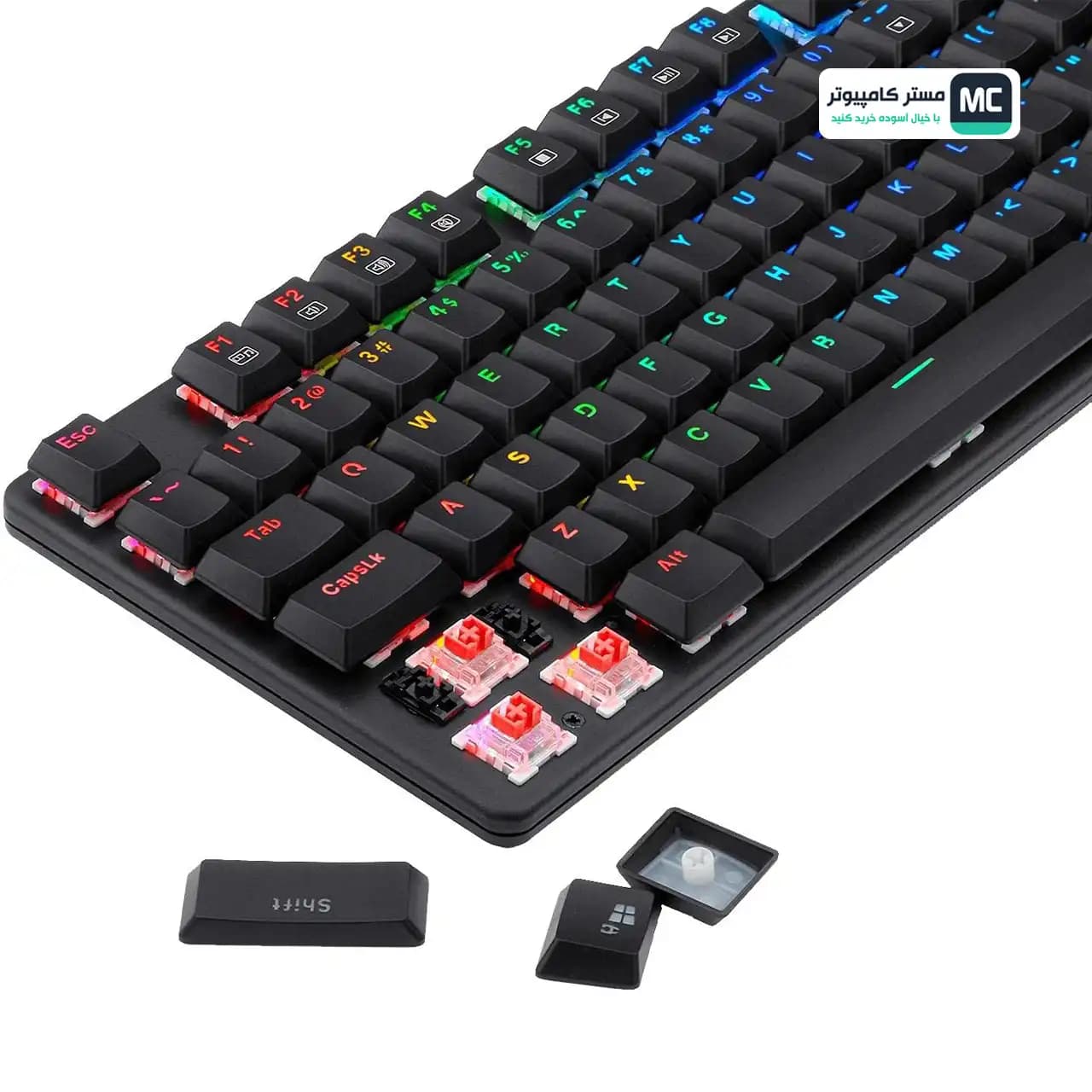 کیبورد مکانیکال ردراگون SHRAPNEL K589 RGB — تصویر ۴
