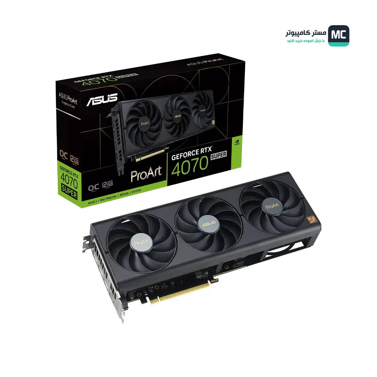 کارت گرافیک ایسوس ProArt GeForce RTX 4070 SUPER 12GB OC — تصویر ۹