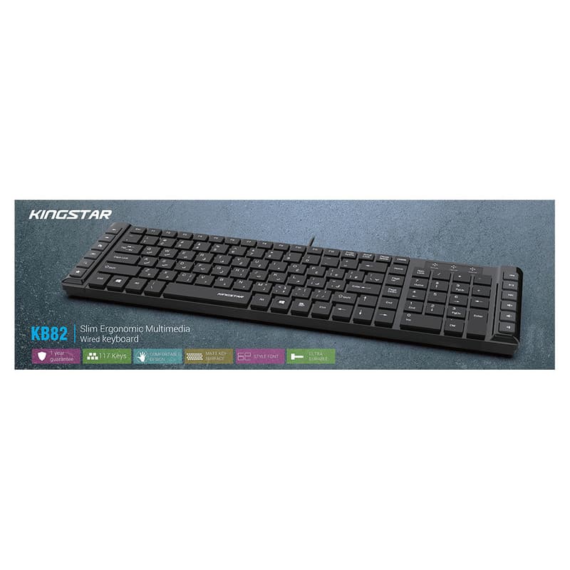 کیبورد کینگ استار KINGSTAR-KB82 — تصویر ۳