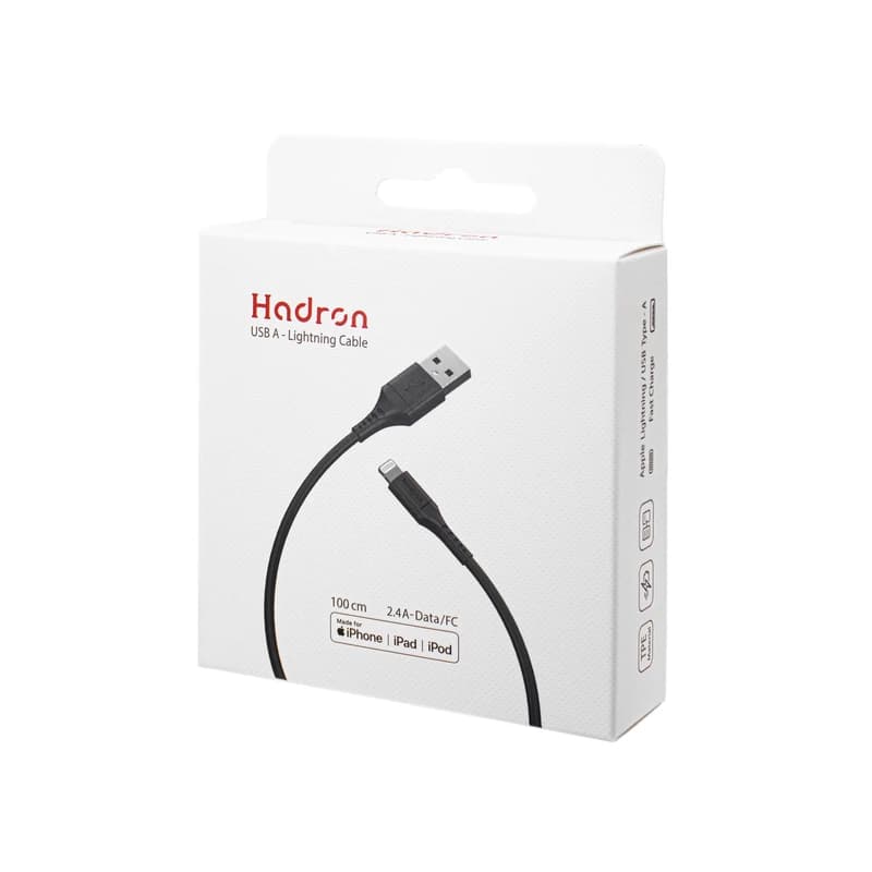 کابل USB به لایتنینگ هادرون مدل HTC-A-L01 طول 1 متر باگارانتی — تصویر ۵