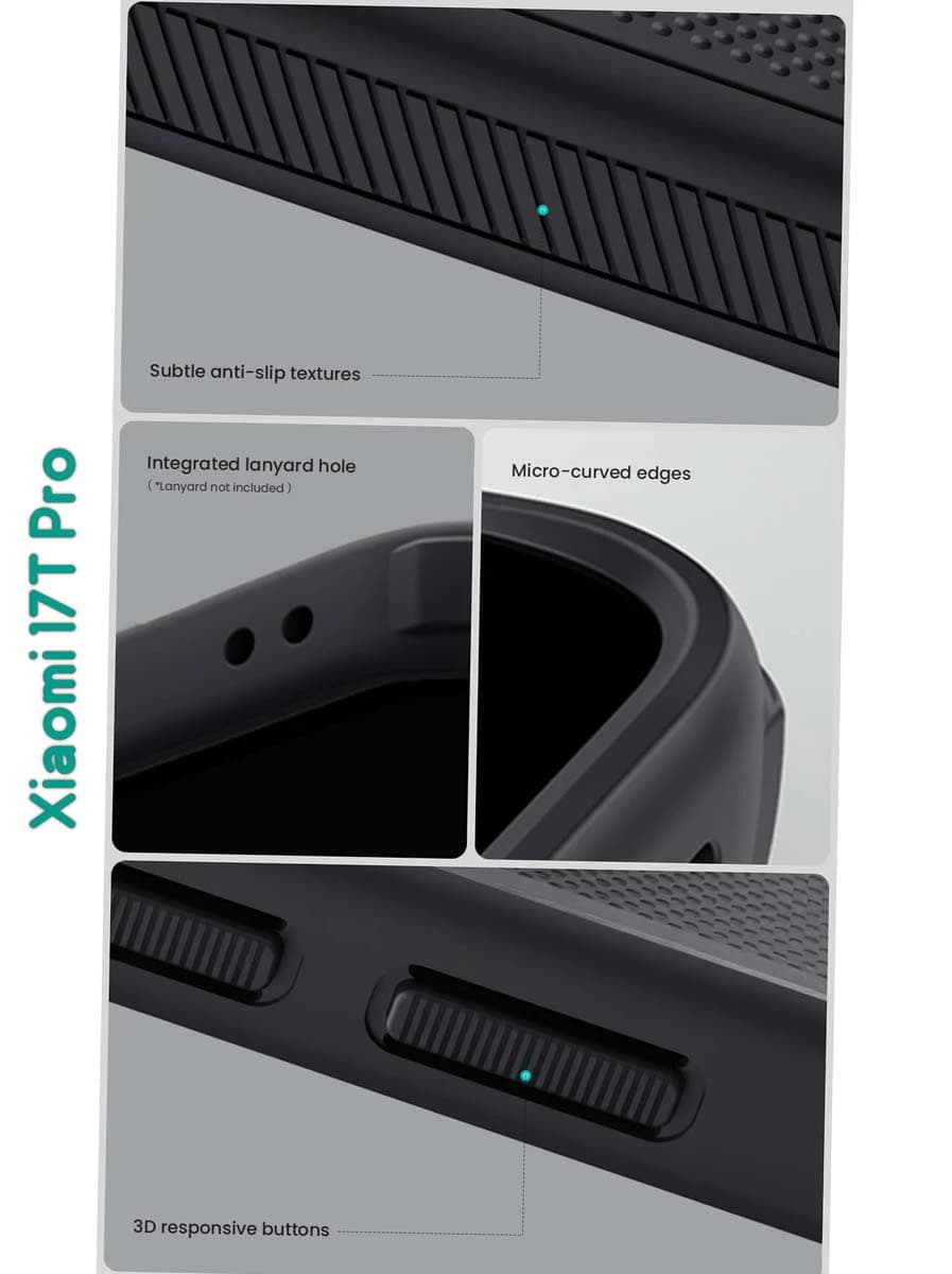 قاب ضدضربه دودی مگنتی Xiaomi 17T Pro مارک نیلکین مدل Super Frosted Shield Pro Clear Magnetic — تصویر ۴