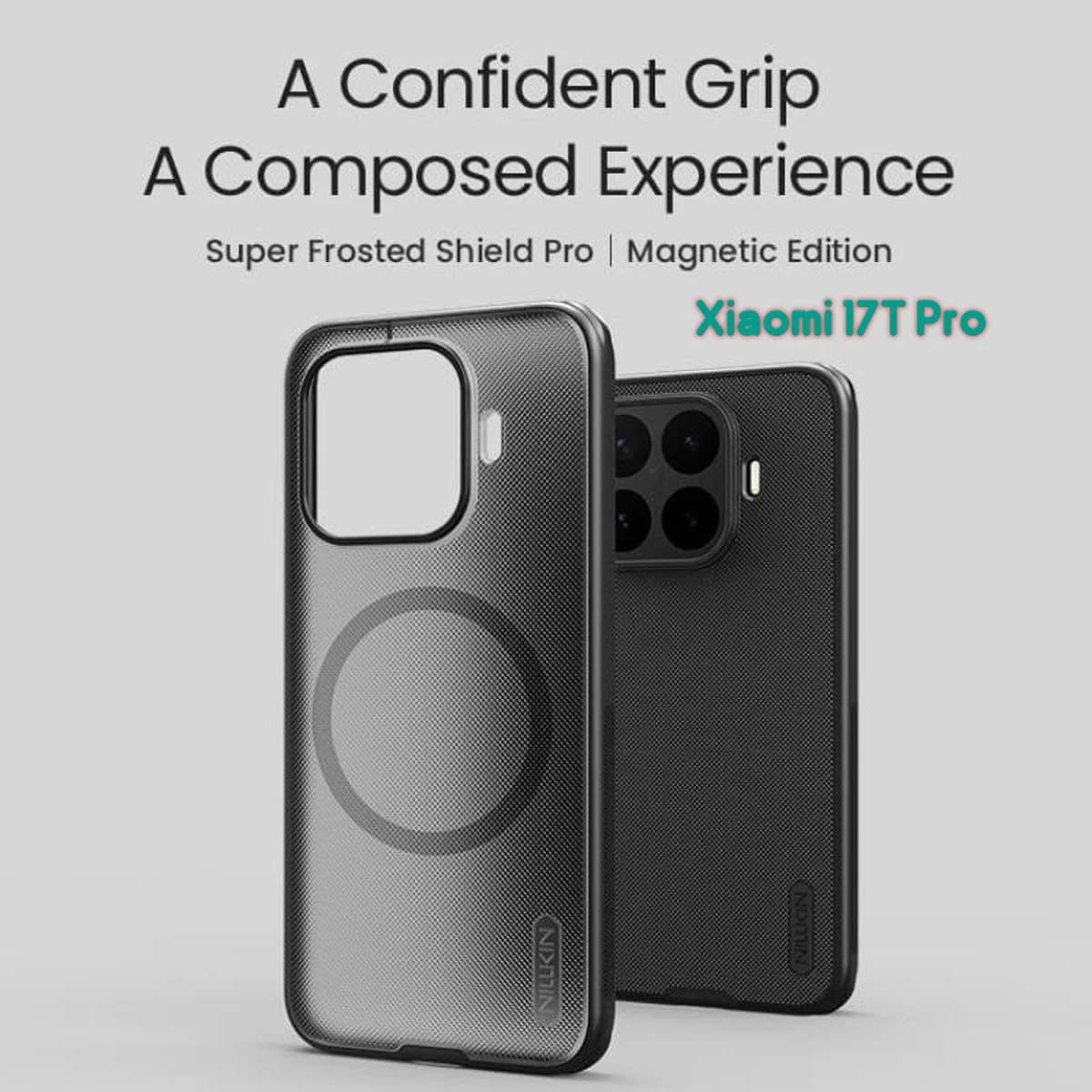 قاب ضدضربه مگنتی Xiaomi 17T Pro مارک نیلکین مدل Super Frosted Shield Pro Magnetic — تصویر ۹