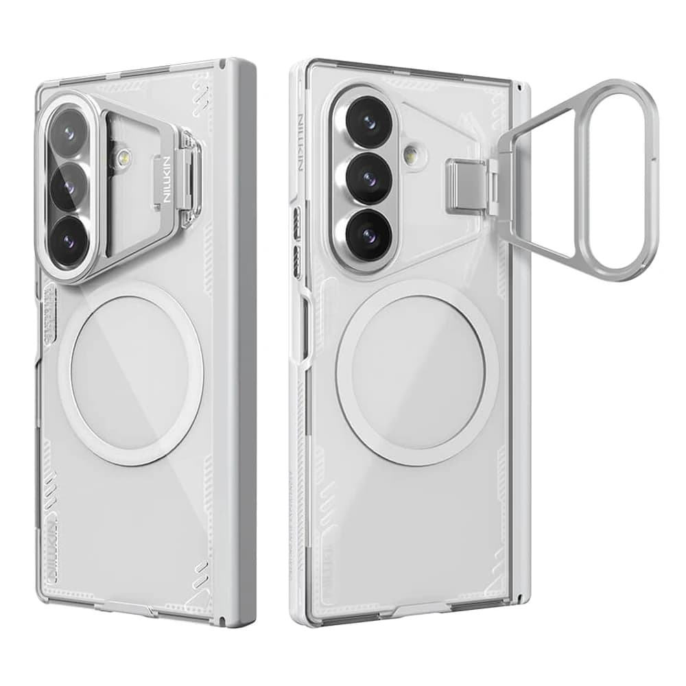 قاب کریستالی کمرا استند شیشهای Galaxy Z Fold 8 Ultra مارک نیلکین مدل Iceblade Prop — تصویر ۶