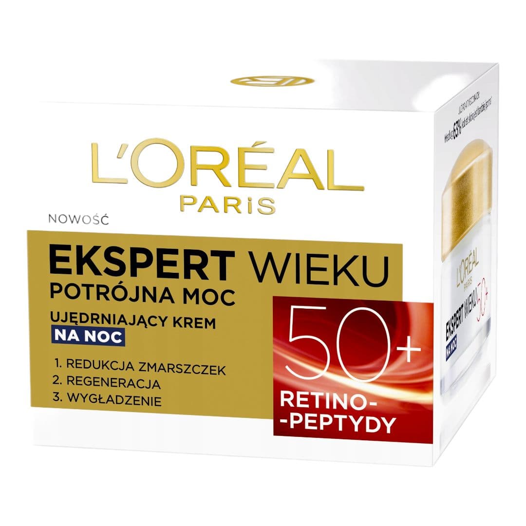 کرم ضد چروک شب لورآل مدل Ekspert Wieku +50 حجم 50 میل — تصویر ۳