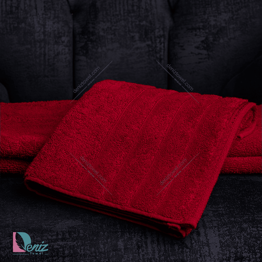 حوله دستی ویتو رنگ زرشکی