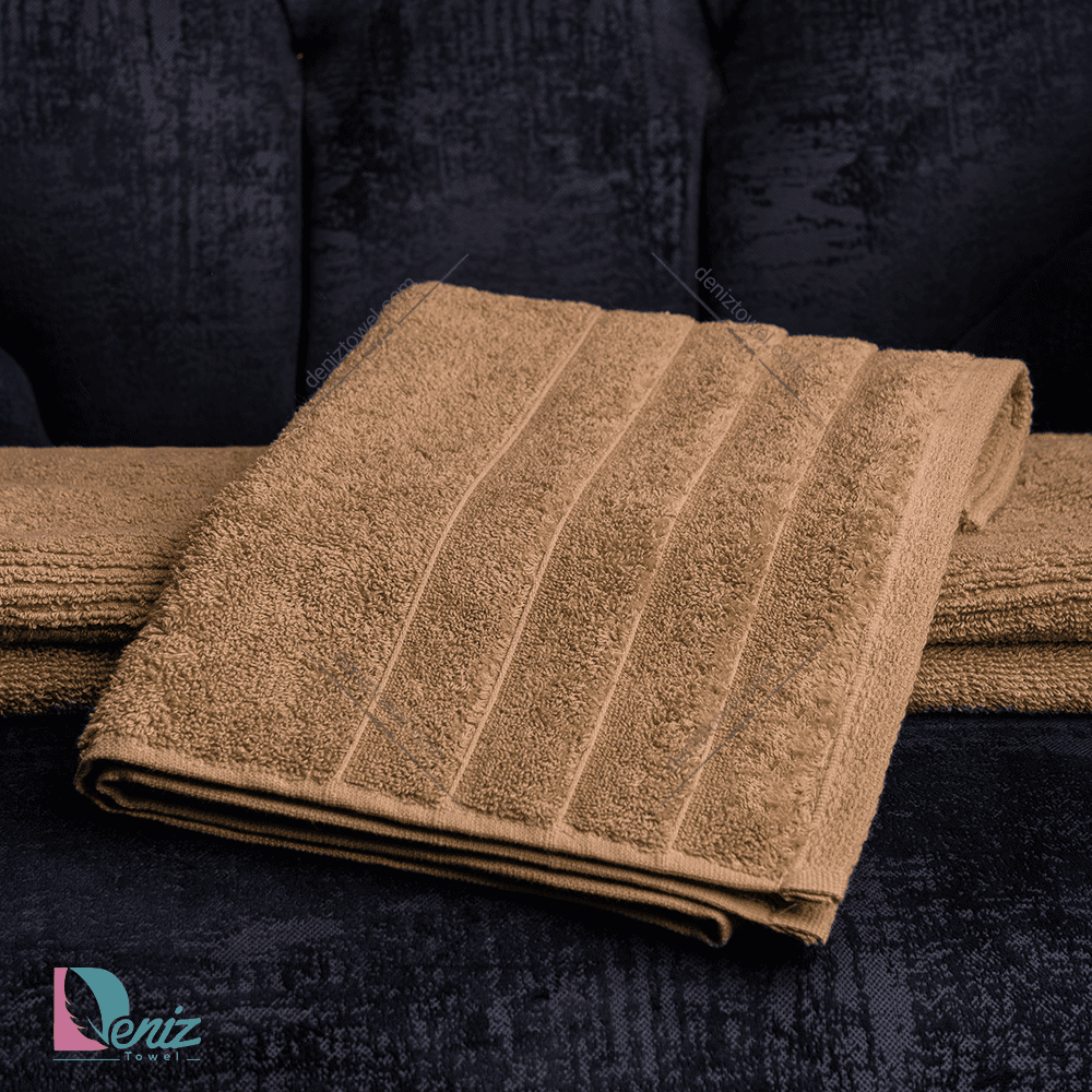 حوله دستی ویتو رنگ شکلاتی — تصویر ۲