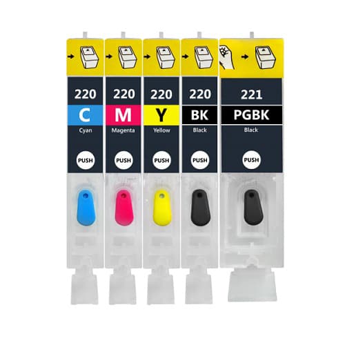 کارتریج قابل شارژ جوهرافشان 220-221 کانن Refillable 220-221